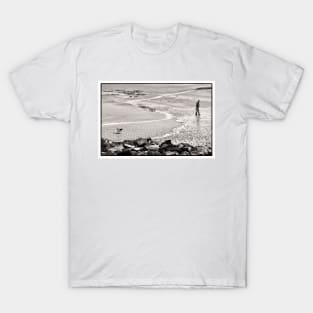 Walking the Dog - Port Logan, Wigtownshire, Scotland T-Shirt